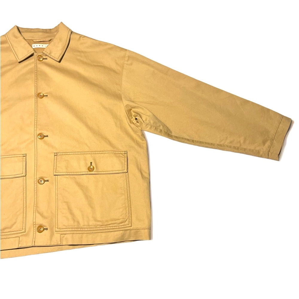 MARNI X UNIQLO boxy oversized work jacket